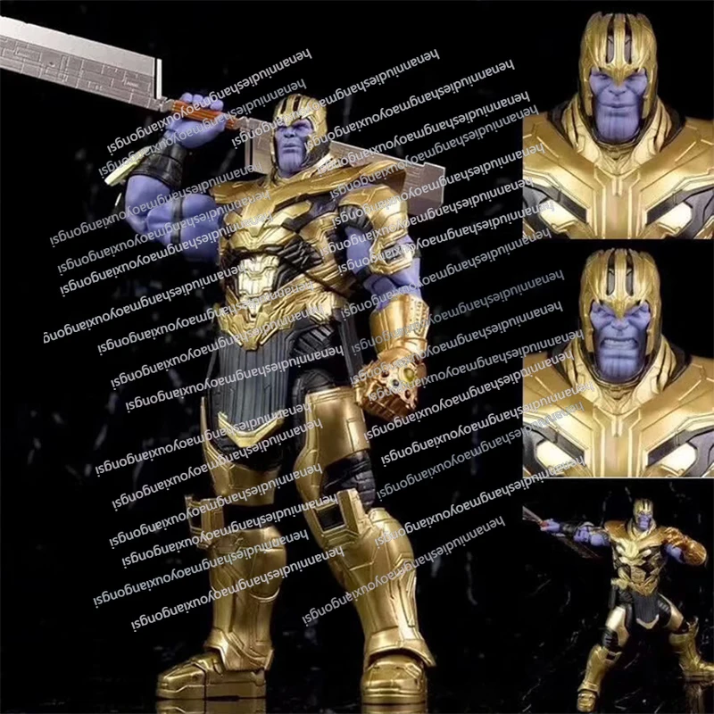 

В наличии Marvel SHF Figuarts Thanos Фигурка Мстители Бесконечная война BJD 18 см Фигурка Коллекция игрушек Подарок