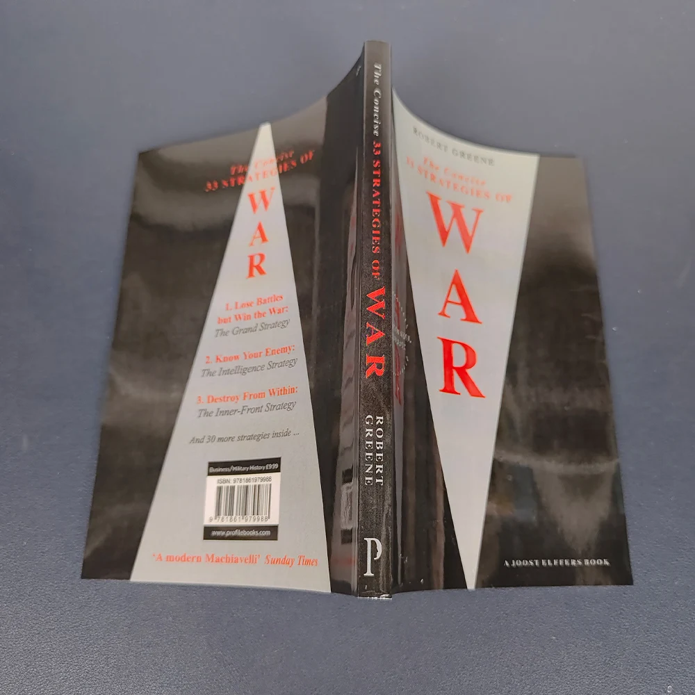 The Concise 33 Strategies Of War By Robert Greene Military Strategy History Books Motivational Self-help English Paperback
