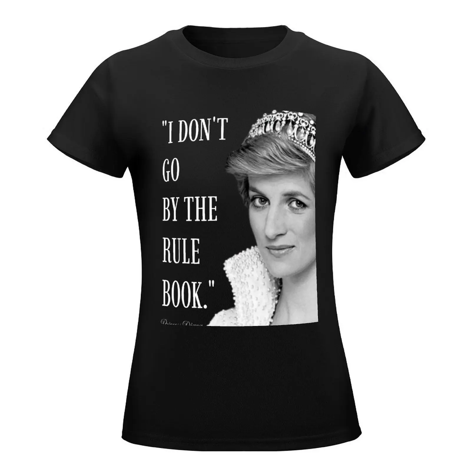 Princess Diana Shirt T-Shirt Female clothing vintage clothes t shirt for Women