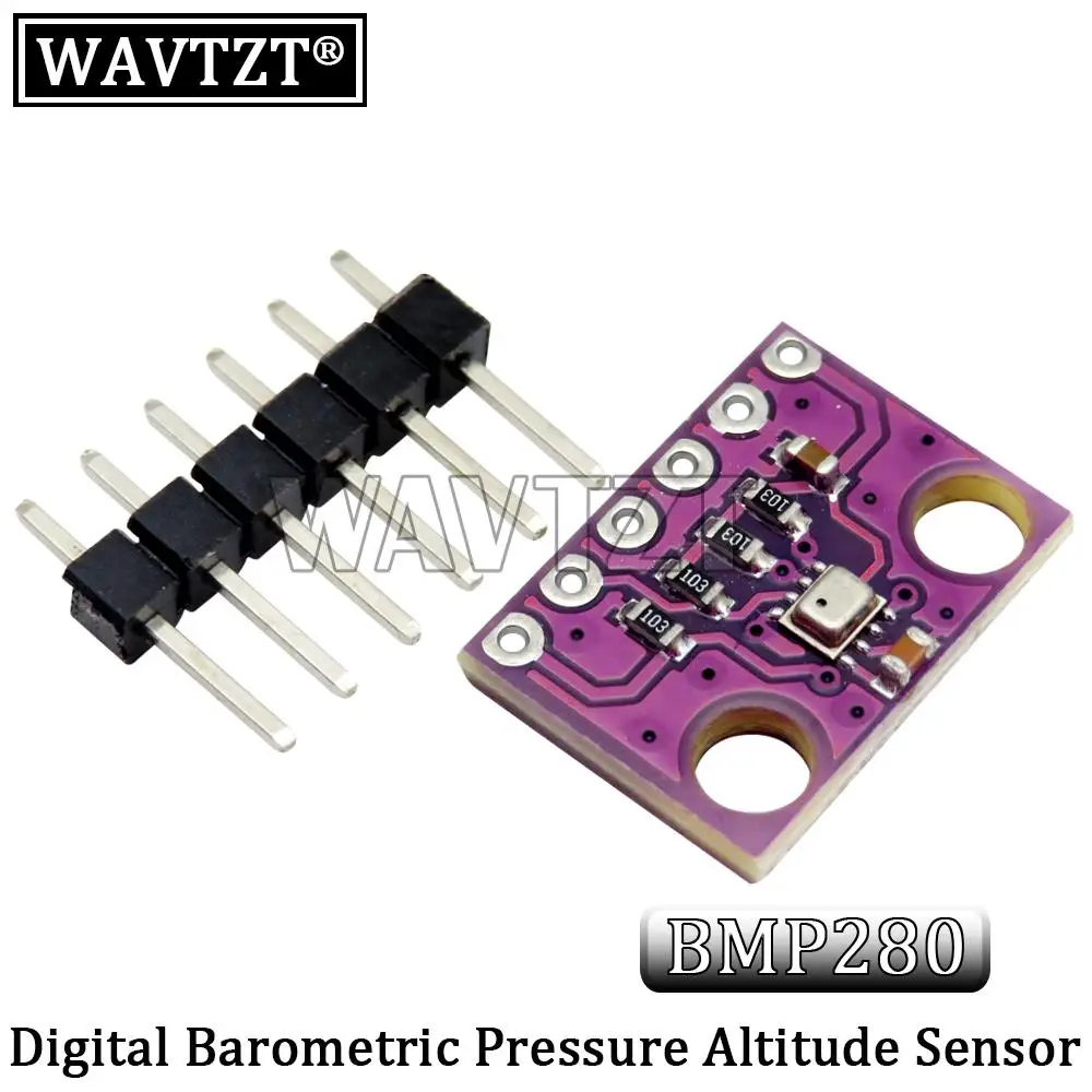 10pcs WAVTZT GY-68 BMP180 BMP280 3.3V Módulo Sensor de Pressão Barométrica Digital para arduino