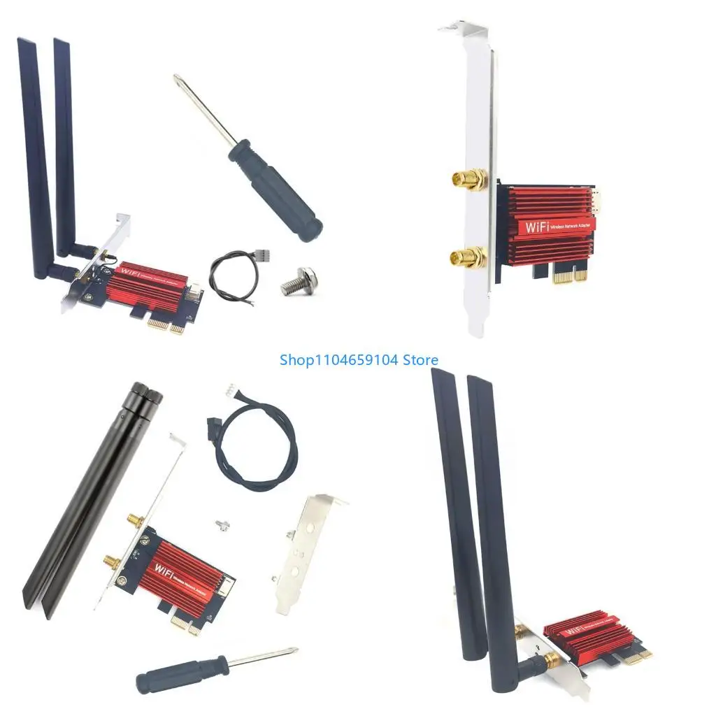

Wi-Fi 7 Беспроводная адаптер PCIe Card Card-Compatable Triple Band