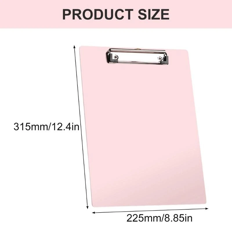  Clip Board 12x8.8Inch Clipboard Document Folder with Hanging Hook for Office - Image 2