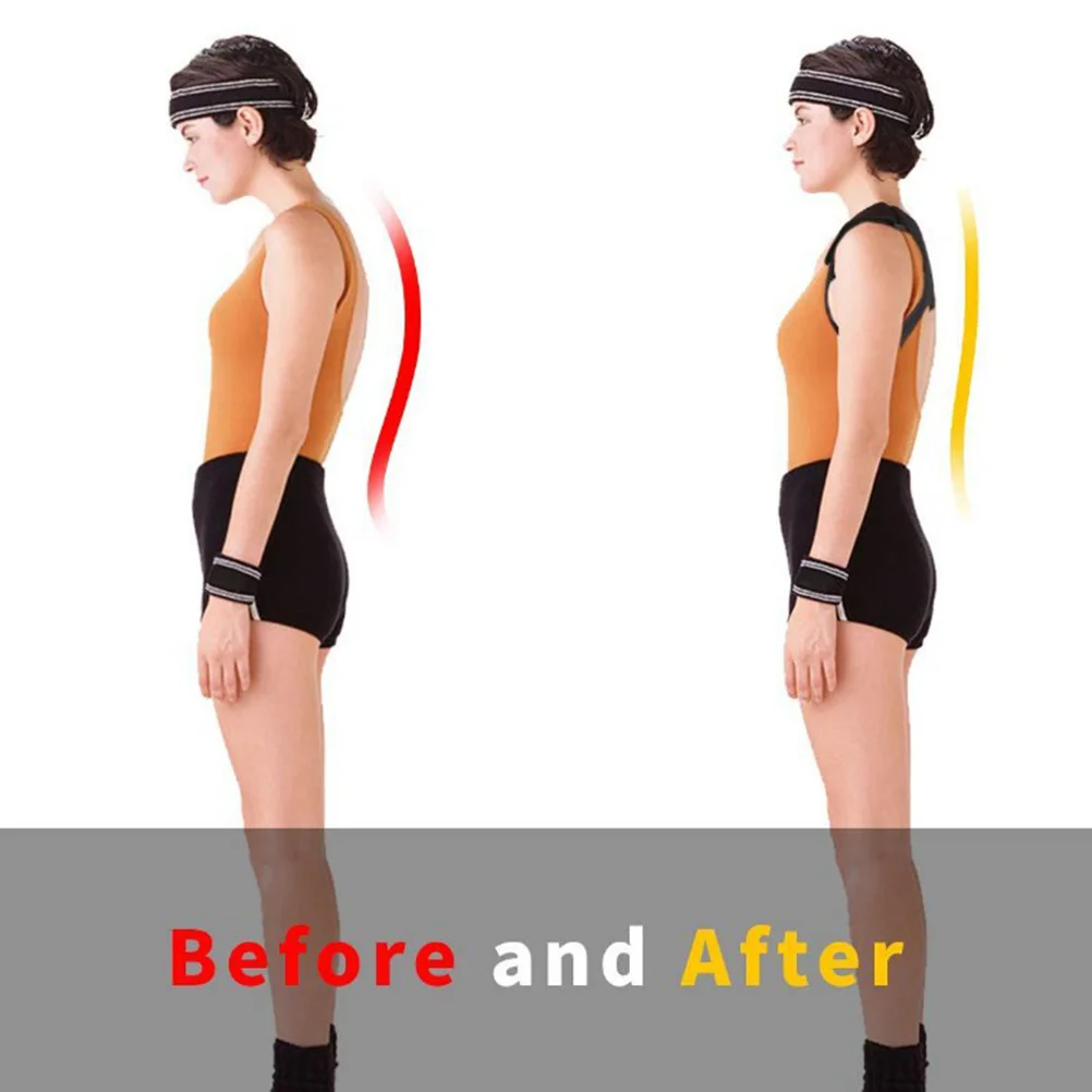 حزام مصحح وضعية الظهر قابل للتعديل لدعم الكتف وتخفيف الحدباء ومحاذاة العمود الفقري القطني وحزام تصحيح عالمي