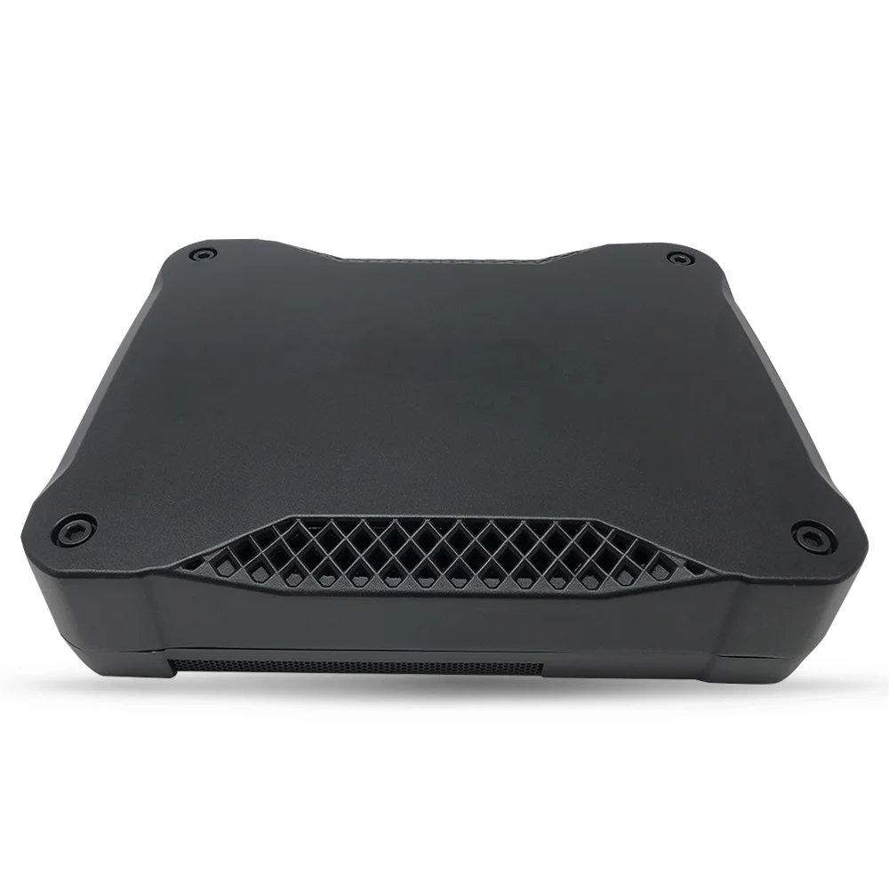 10 Inch 400W Active Underseat Car Subwoofer with Built-in Amp Slim Powered Subwoofer for Car/Truck/Jeep Audio