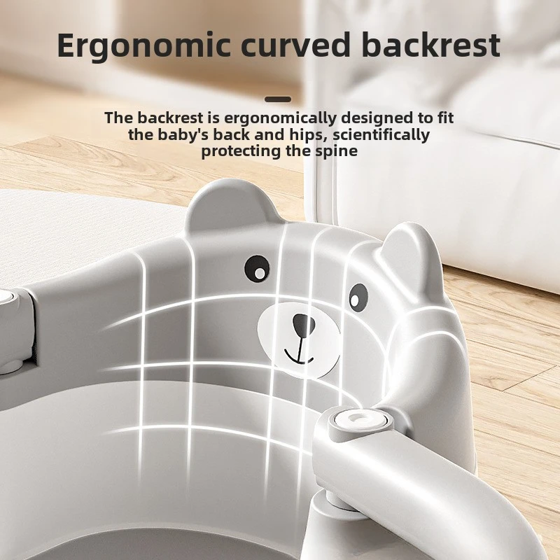 New Baby Seat Children Bath Artifact Can Sit Baby Bath Chair Bath Tub Bracket Non-slip Stool Free Hands