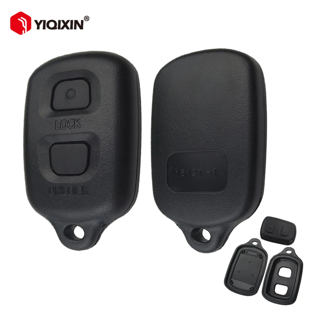 YIQIXIN 2-przyciskowa obudowa kluczyka samochodowego do Toyota RAV4 Corolla 1998-1999, zamiennik pilota