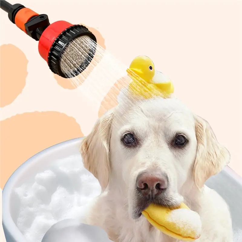 【ALMOST GONE!  】Watering Sprinkler Head Adjustable Pet Bathing Machine Electric Pump Garden Water System Bath Machine Spray Head