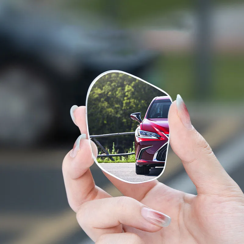 2Pcs Suction Cup Blind Spot Mirror for Car 360-Degree Parking Auxiliary Convex Mirror HD Wide Angle Rearview