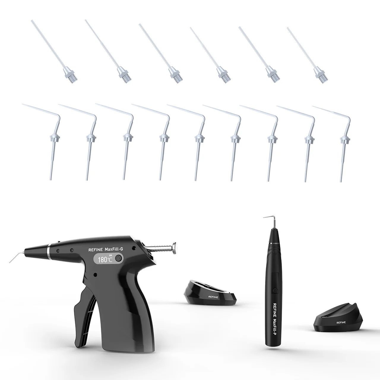 Sistema de obturación de raíz endodóntica de aguja para carpinteros, Percha inalámbrica, punta de pluma Gutta, pluma calentada, B & L Refine