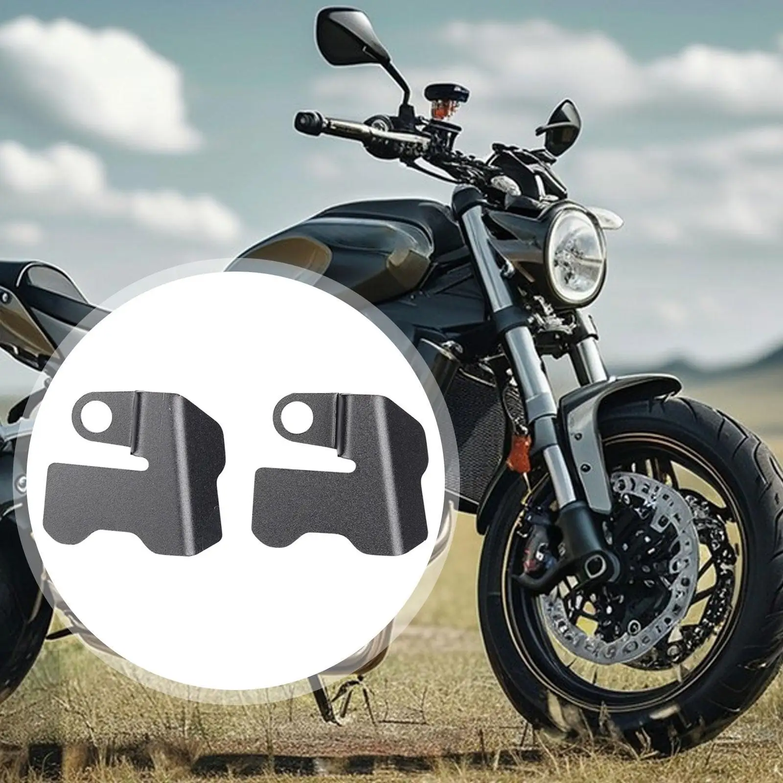 

2x Front Rear ABS Sensor Guard Protection Guard Cap for Yamaha MT-09 SP