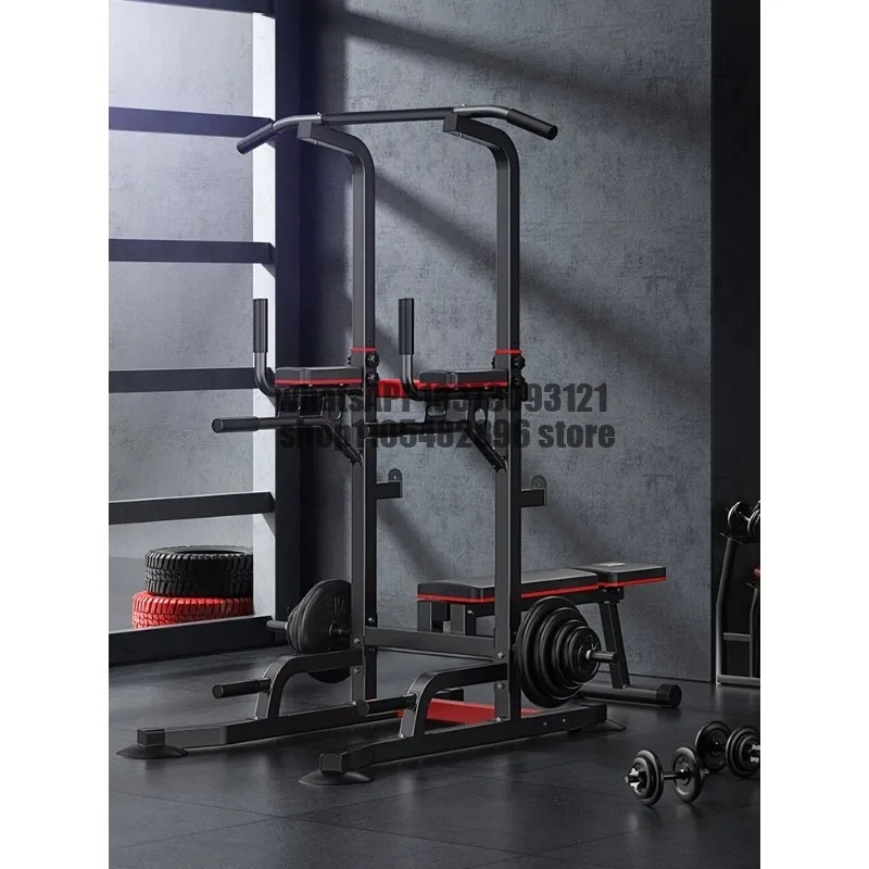 Horizontal bar indoor pull-up device, floor-to-ceiling stretch rod parallel bar frame, fitness equipment