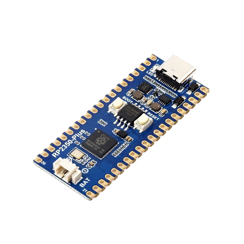RP2350-Plus Waveshare Development Board A Low-cost High-performance Pico-like MCU Board Based On Raspberry Pi RP2350A Dual-core