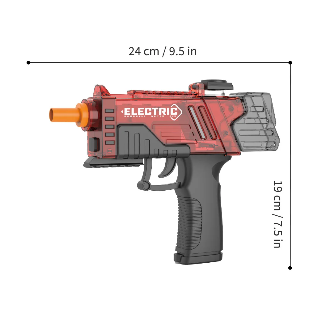 전기 물총, 물총 장난감, 자동 물총 장거리 블래스터 최대 32 FT, 야외 수영장 파티 슈팅 게임 장난감