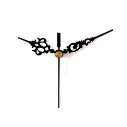 1sets Young Town White Axis Hands Black And Silver 2060# Metal Aluminum Quartz Clock Accessory High Quality DIY Kits
