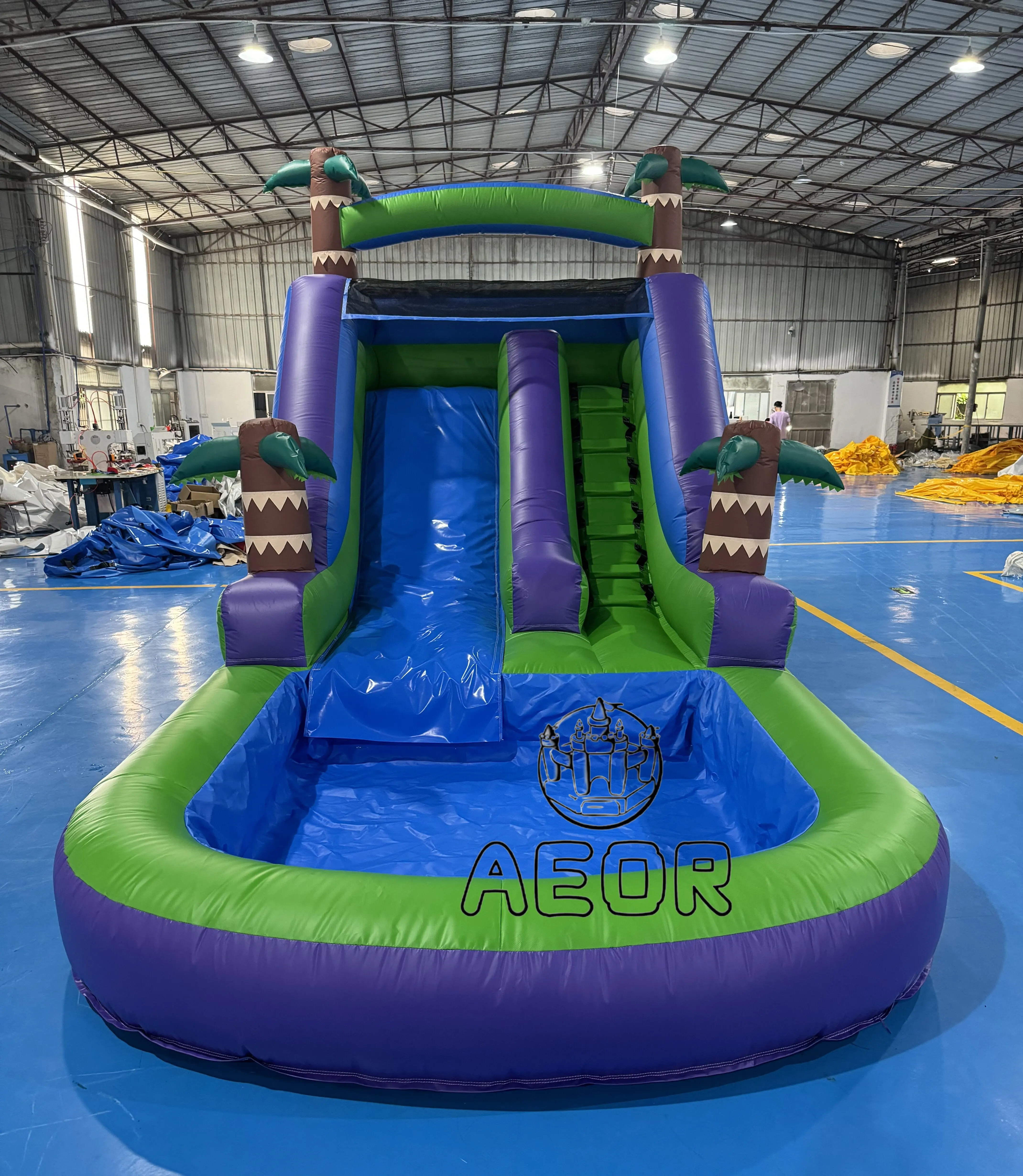 Commercial Grade Large China Blow up Water Slides Park Giant Outdoor Big Cheap Inflatable Water Slide With Pool for Adult Kids