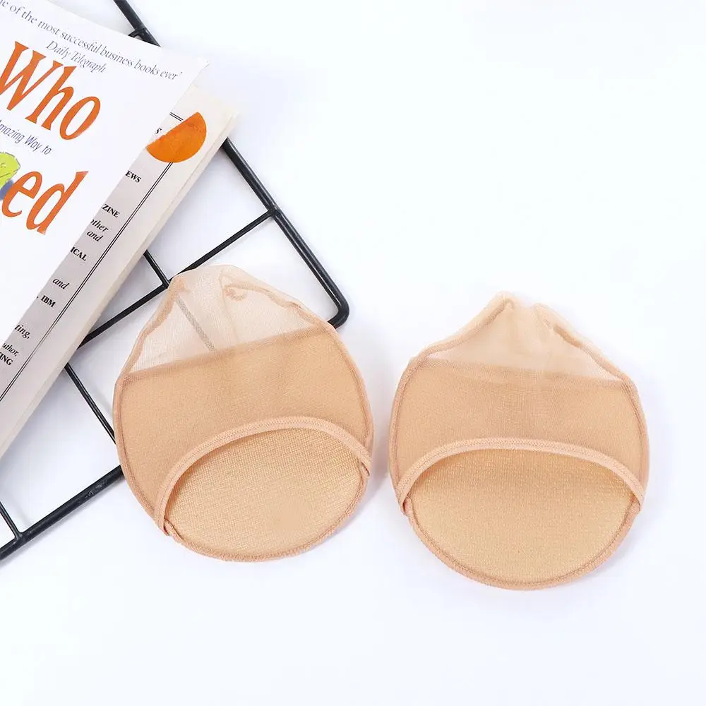 快適なハイヒール夏の女の子用滑り止め前足インソール女性用靴下見えない靴下ハーフパームソックス