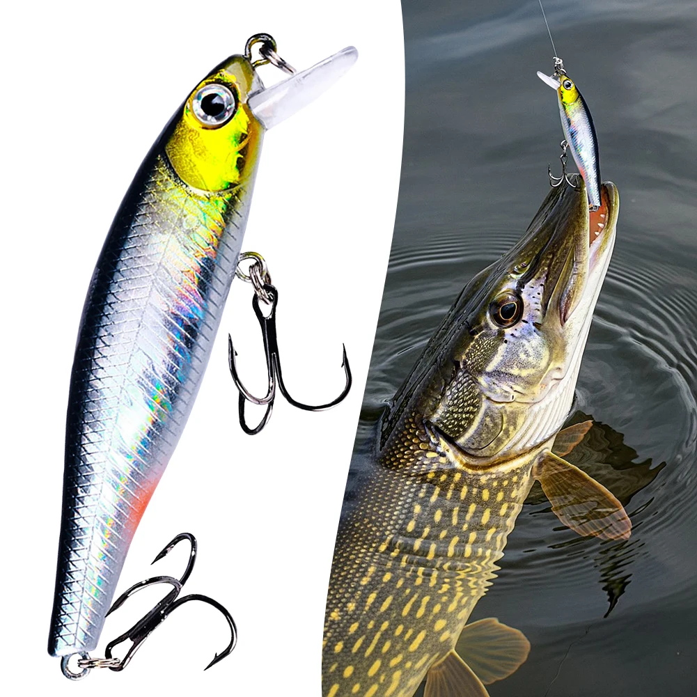9.2g Sinking Minnow Lure Bass Fishing Tackle Kit Long Casting Fishing Bait Sharpen Hooks Multi-Species Predator-Fishing Gear ﻿