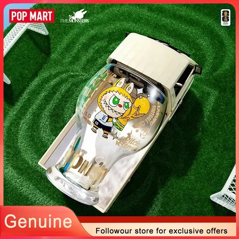 

Genuine POPMART The Monsters FIFA World Cup Series Beer Glass & Glass Cup Blind Box Cute Labubu Football Decoration Gift for Boy