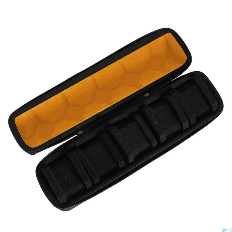 R91A Portable Watch Storage Box Water Proof Carriyng Case Coin Bag for Wristwatch Box
