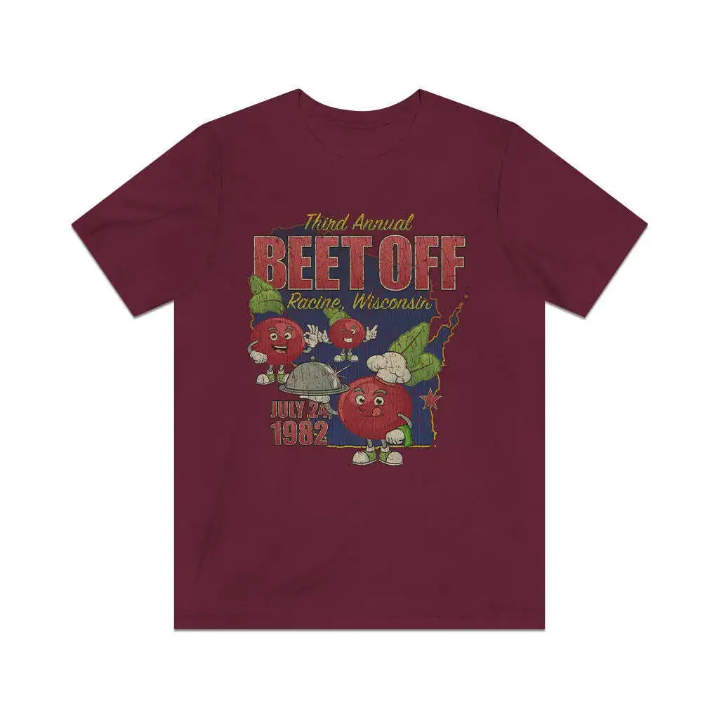 

Wisconsin Beet Off 1982 Vintage Men's T-Shirt
