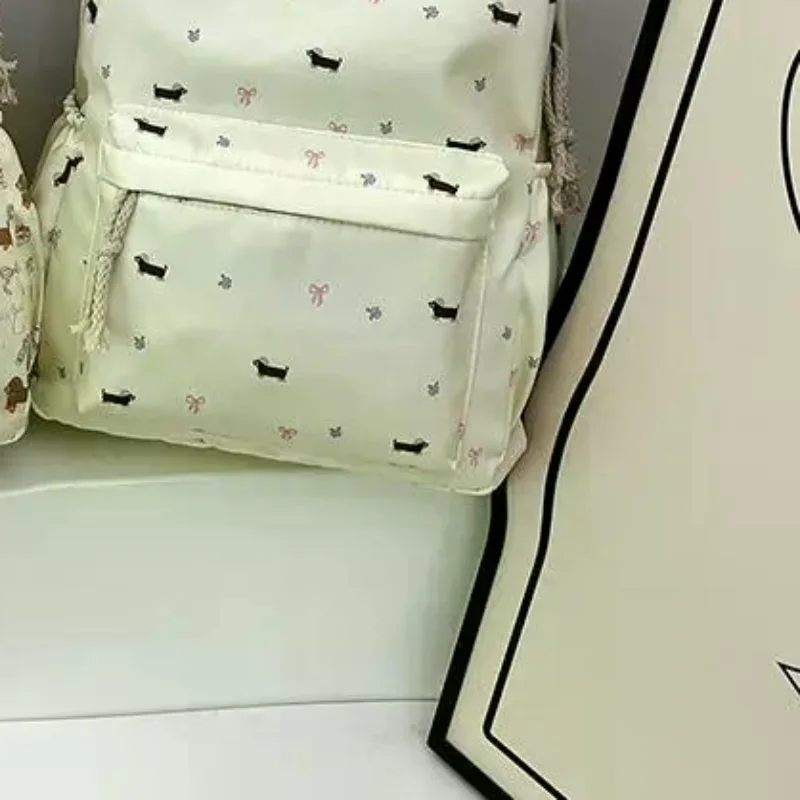 حقيبة ظهر لطيفة مطبوعة على شكل جرو دشهند على طراز الكلية حقيبة مدرسية للطلاب حقيبة سفر محمولة ذات سعة كبيرة حقيبة بناتي هدية عيد ميلاد #1