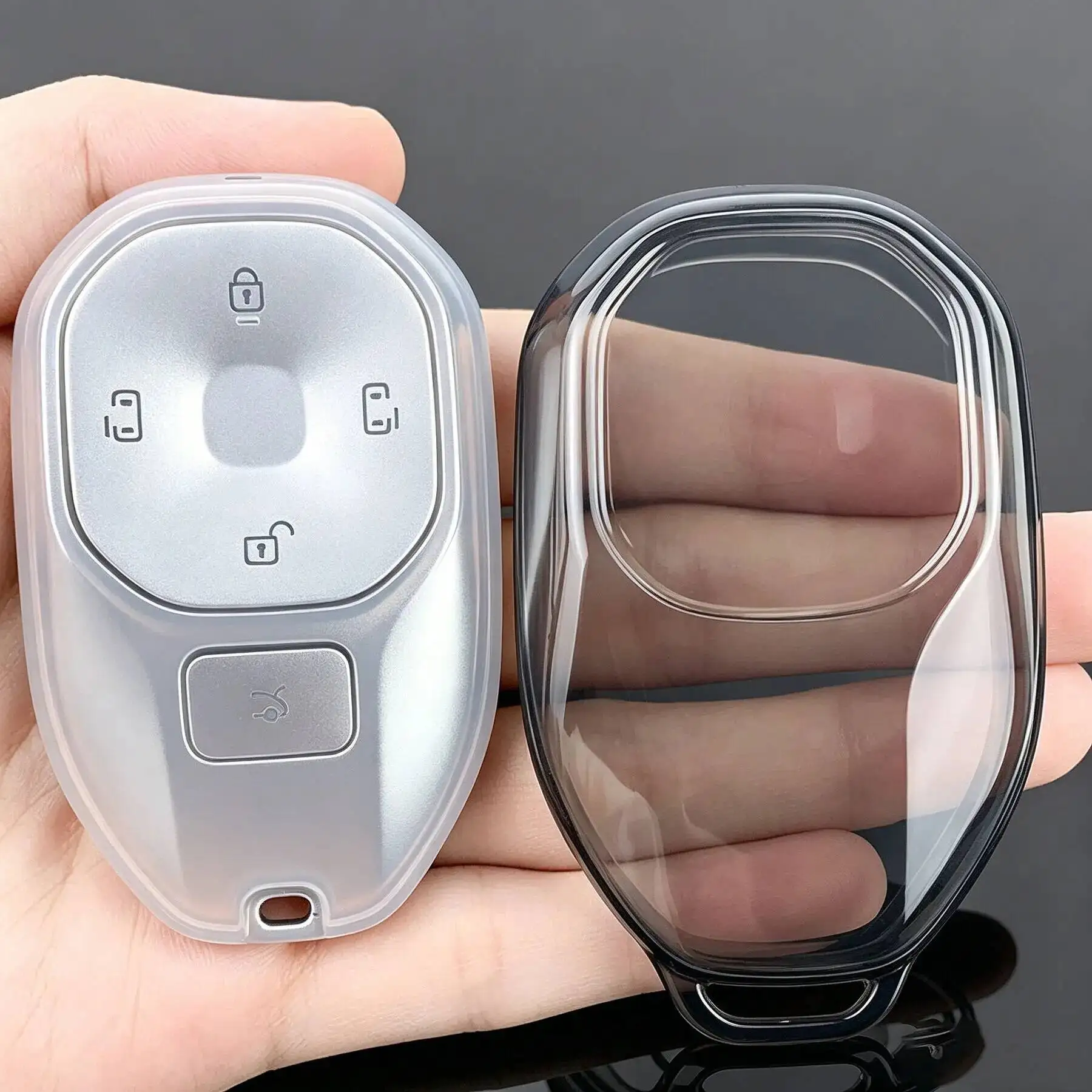 Keychain Car Key Organizer Case Wallet For Trumpchi M8 2018-2026 GS3 ES9 2024 Key Caps Cover Holder Accessories
