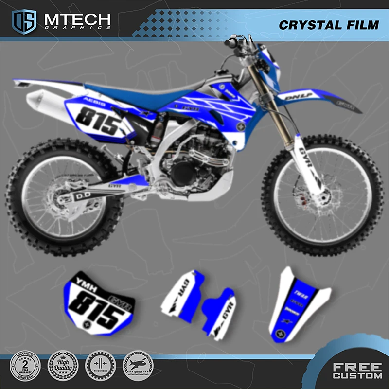 

DSMTECH Motorcycle Graphics Decals Stickers Kits For Yamaha WR250F WRF250 2007- 2014 WR450F WRF450 2007-2011 009