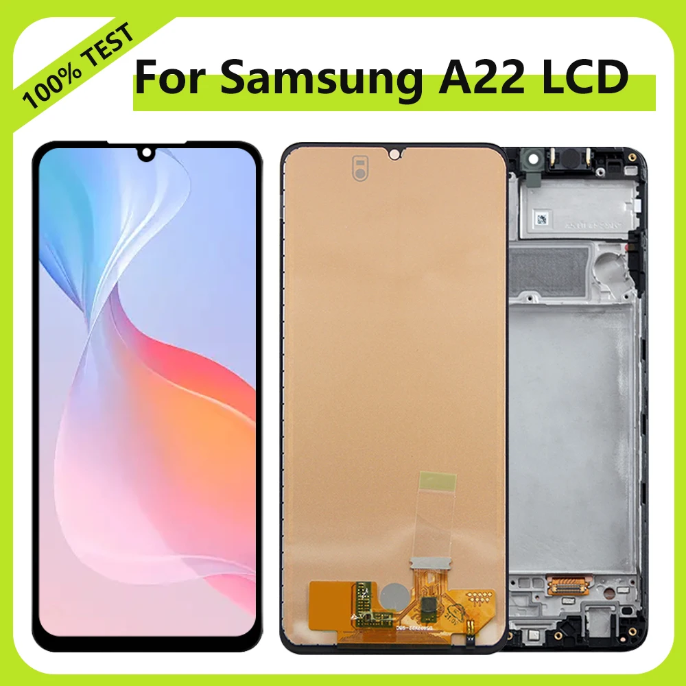 

Высококачественный Дисплей A22 4G A225 для Samsung Galaxy A225F/DS A225M/DS, ЖК-дисплей, сенсорный экран, дигитайзер, замена