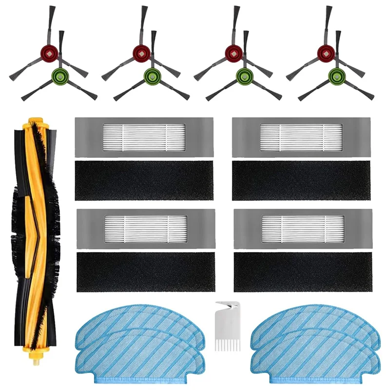 مرشح فرشاة ممسحة منصات ل Yeedi Vac Yeedi Vac 2 Pro Vac Station Vac Max جهاز آلي لتنظيف الأتربة استبدال أجزاء-AA80