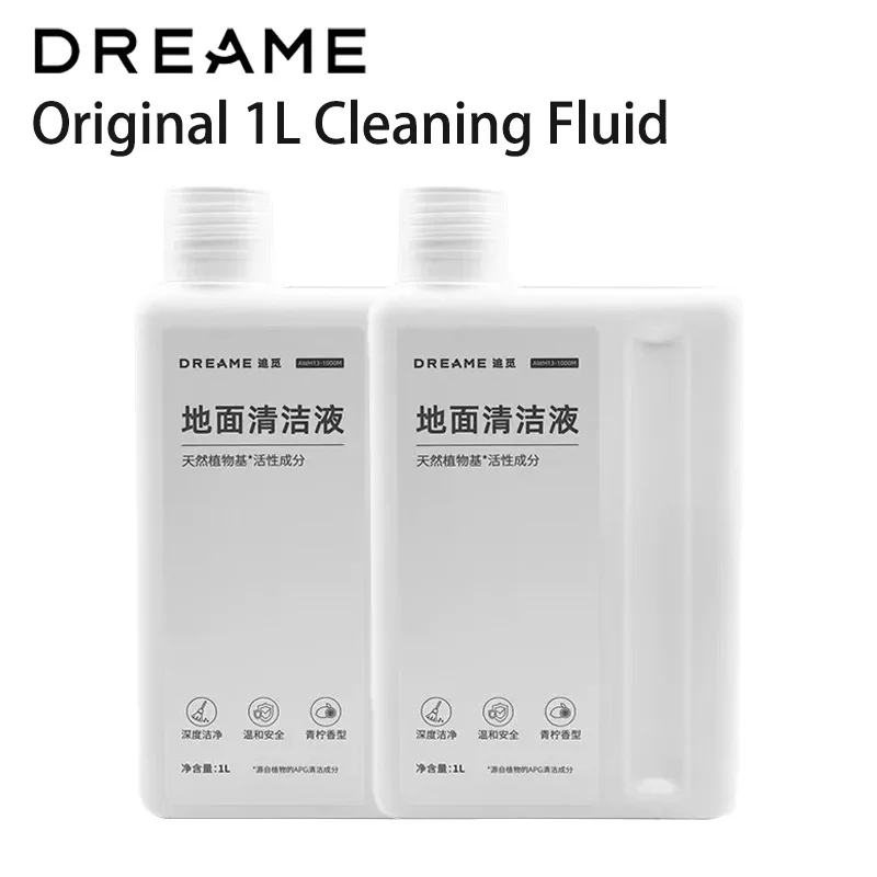 Original Dreame Cleaning Solution 1L for L10s Pro /30Pro /X30 /X40 Complete Cleaning Fluid Accessories