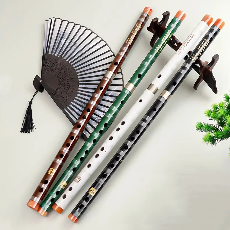 Bamboo Flute Traditional Professional Transverse Flute G/F Key Children  Adults Playing Fife Detachable Double Section Flutes