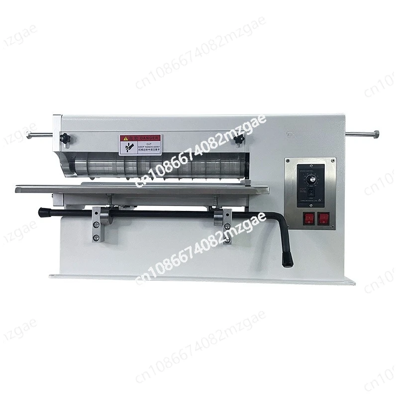 16 inch leather slitting machine belt slitting machine EVA rubber felt hair opening single head direct drive speed regulation