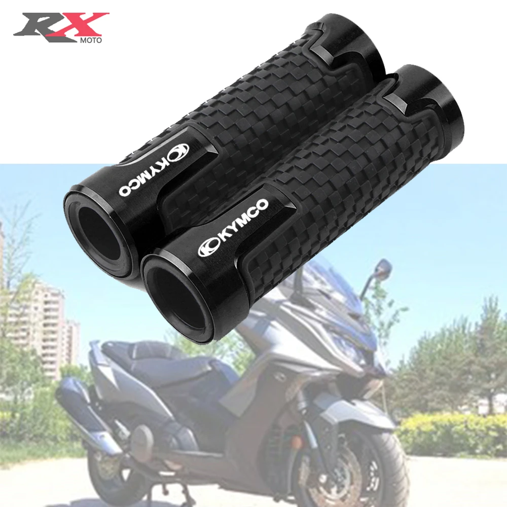 

Motorcycle Hand Grips CNC Aluminum Rubber Gel Handle Grip for Kymco Exciting Downtown Like 150 180 CT250 AK550