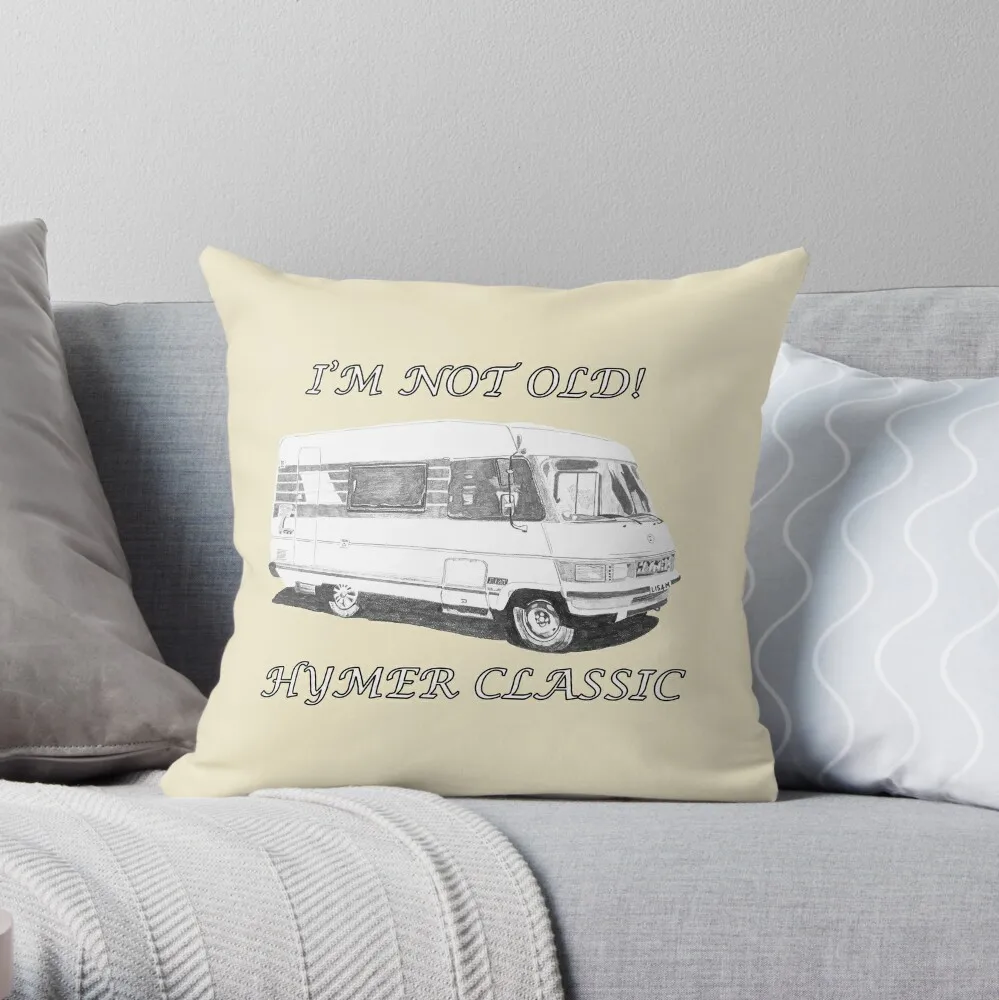 

I'm not old! Hymer classic Hymer b544 designs Throw Pillow Elastic Cover For Sofa Pillow Case Christmas