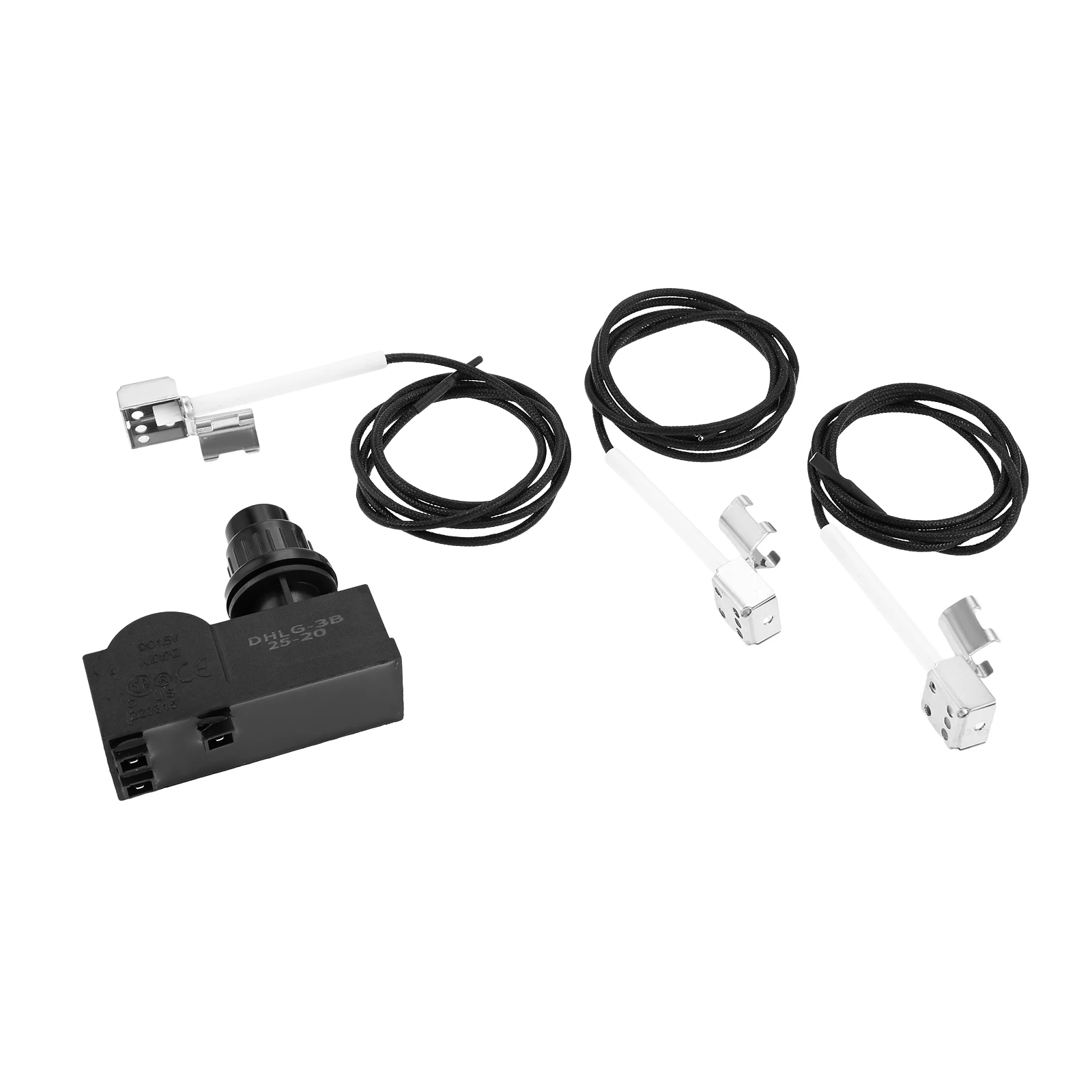 4Pcs/set DHLG-3T Grill Igniters for Charbroil Ignitor Replacement Kit Ignition Wire Tact Push Electronic Ignition Module