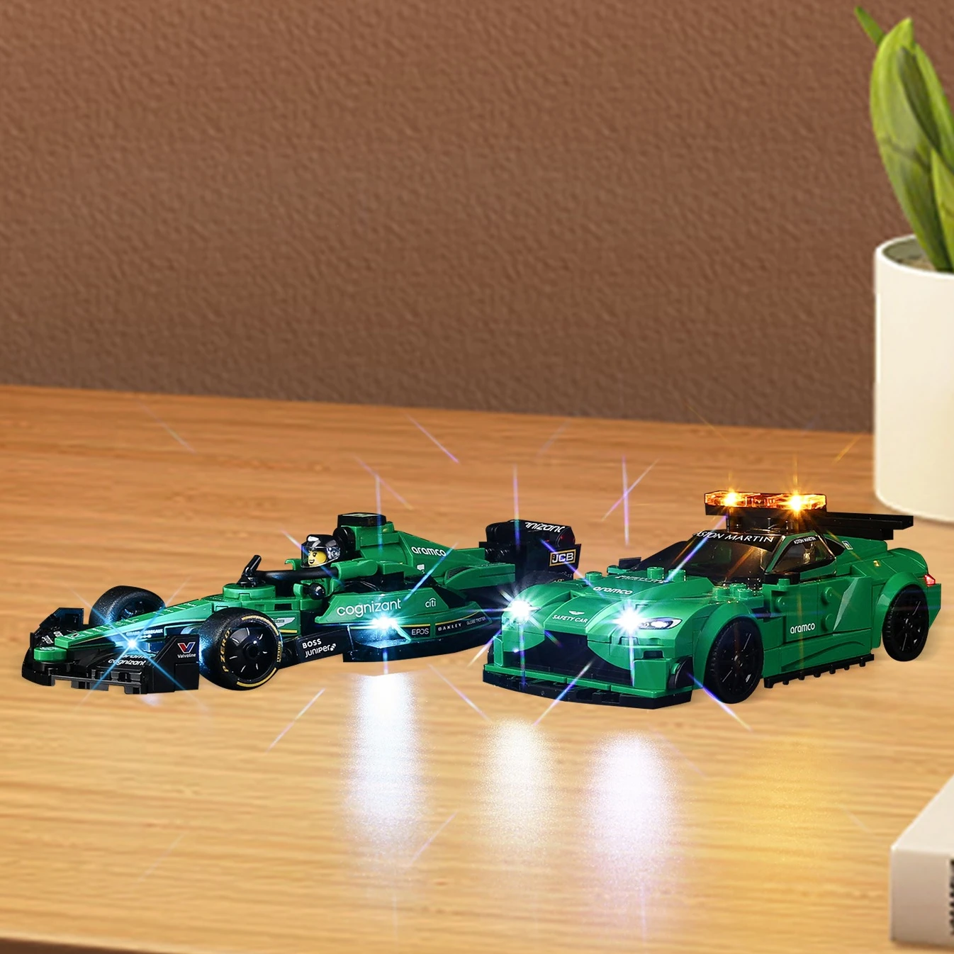 LED-Beleuchtungsset Passend für LEGO Aston Martin Safety Car & AMR23 76925 Bausteine