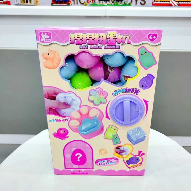 New type of stress relieving egg kneading machine blind box doll pendant children's stress relieving toyChristmas gift