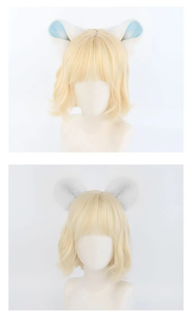 Y2K Cosplay Anime Chiikawa Usagi Momonga Rabbit Ear Headband Soft Hair Accessory Cute Fluffy Hair Hoop Women Girls Daily Party