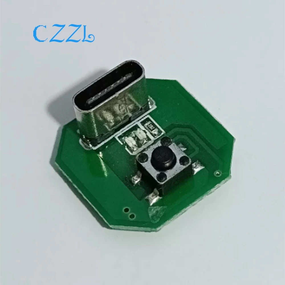 Strong flashlight driver board DIY circuit board Type-C charging port integrated charging and discharging module