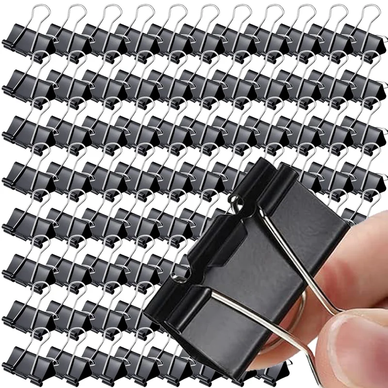 30/1PC Binder Clips Metal Small Notes Letter Paper Clip for Home School Office Stationery Supplies Binding Securing Clamps