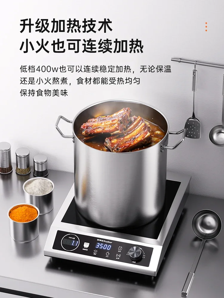 Induction cooker commercial 3500w high power electric frying stove household restaurant cafeteria single stove new