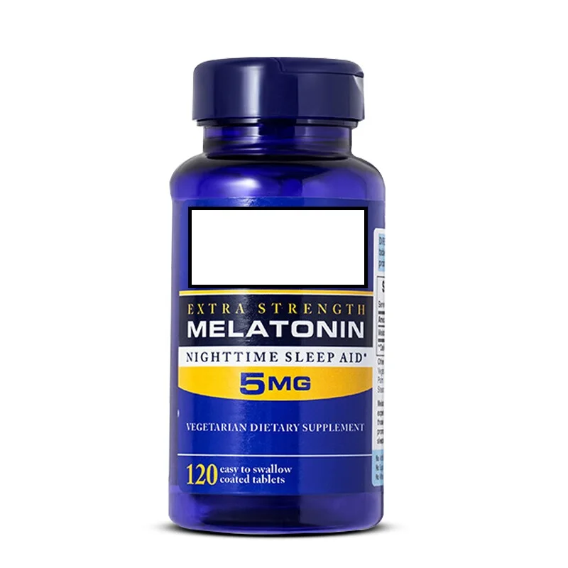 Original Melatonin Nighttime Sleep Aid 5mg 120 Tablets Help Improve Sleep