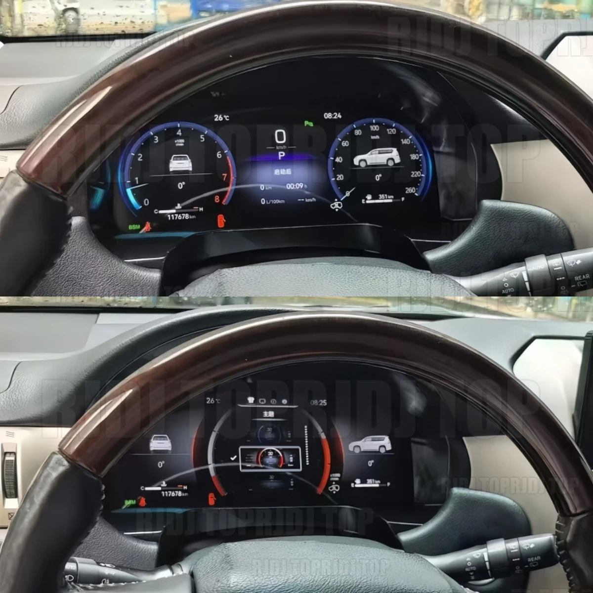 Cluster For Lexus GX400 GX460 2010-2019 Speedometer Apply Electronics Speeding Car LCD Screen Instrument Upgrade Dashboard LCD