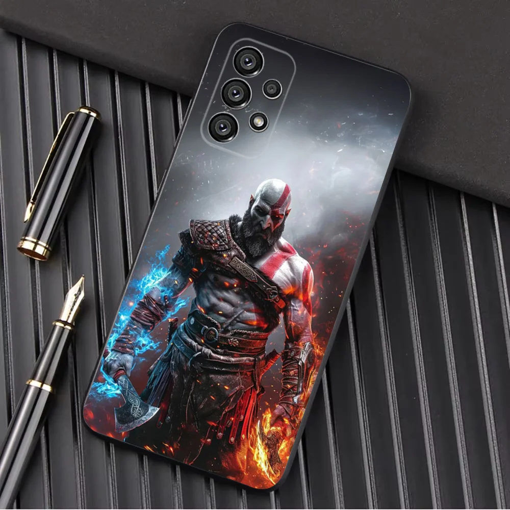 Game G-God of War  Phone Case For Samsung Galaxy A13,A21s,A22,A31,A32,A52,A53,A71,A80,A91 Soft Black Shell