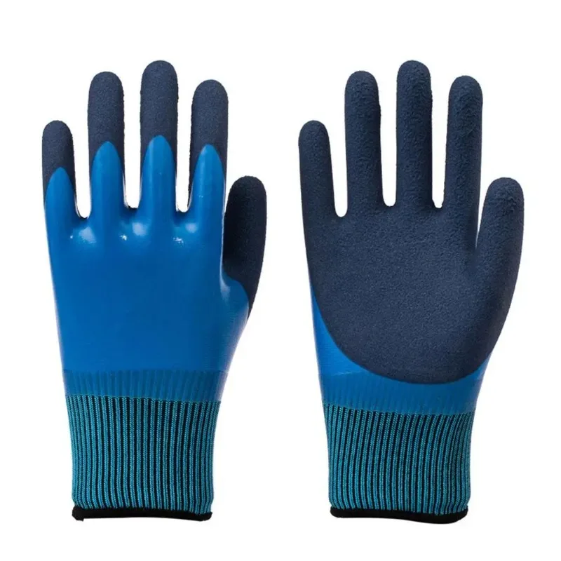 

Non Slip Gloves Latex Waterproof Stab Puncture Resistant Double-layer Impregnated Rubber Coating Wear-resistant Gardening Gloves