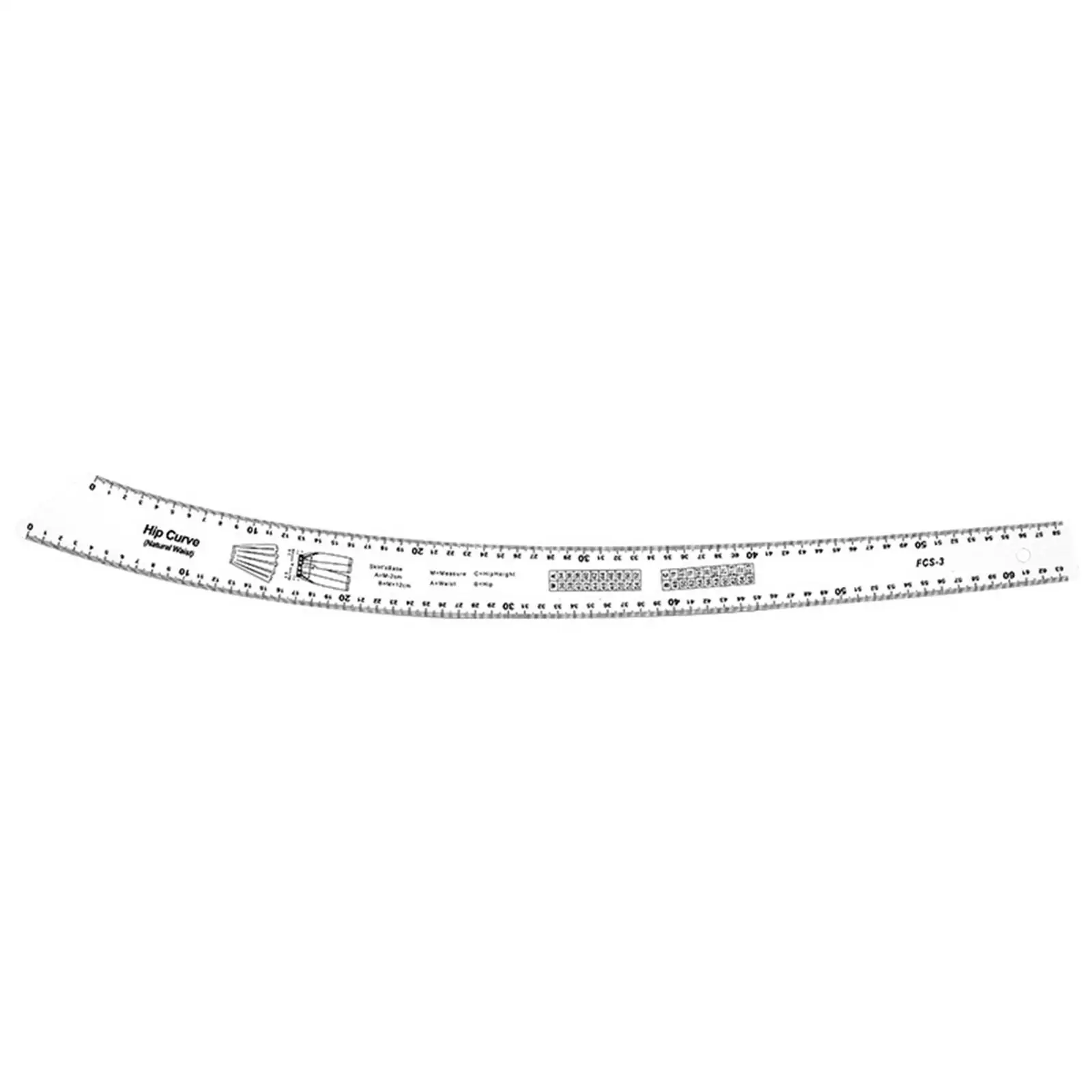 French Curve Ruler Measure Pattern Template Making Tailor Tool Acrylic Dress Curve Rulers Metric Fashion Design Sewing Ruler