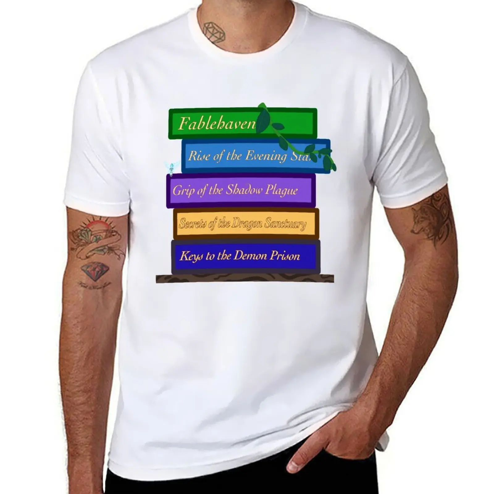 

Fablehaven Book Collection T-Shirt t shirts for man slim fit cotton t shirt man T-Shirt