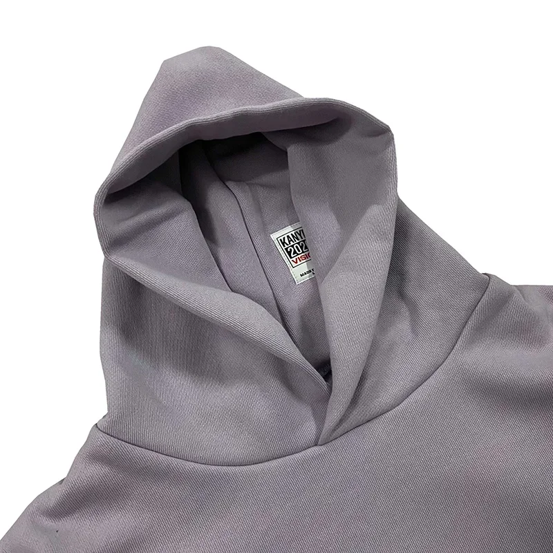 Heavy Fabric Cotton Double Layer KANYE 2020 VISION Hoodie Men