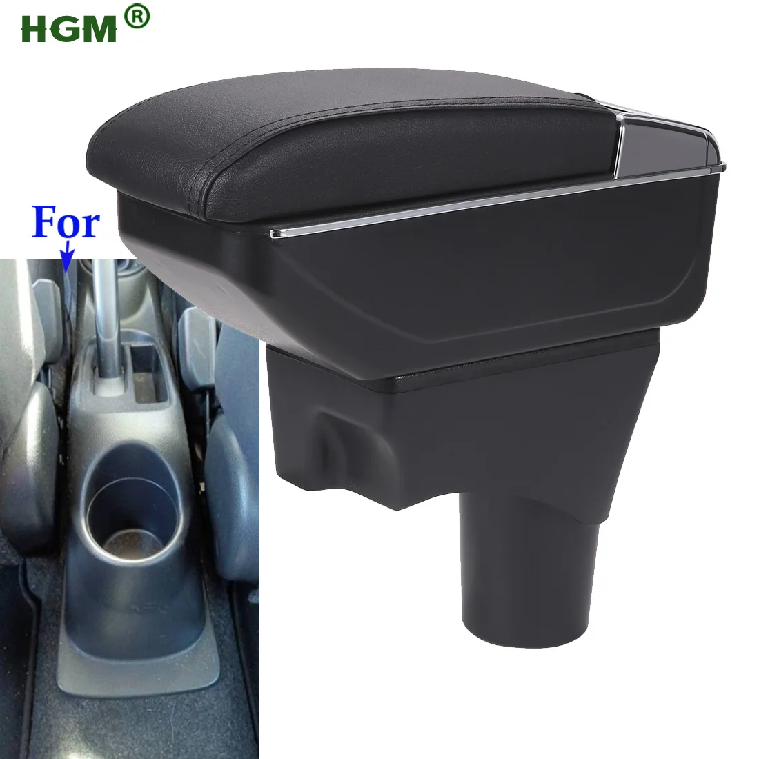 For Nissan Sunny Armrest Box For Nissan March Micra K13 MK4 IV Car Armrest Auto Storage Box Arm Bracing Height Interior Details