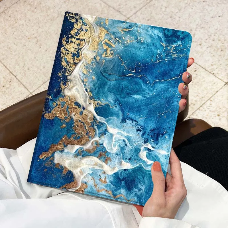 Marble texture art creativity For Samsung Galaxy Tab A A7 A8 A9 A11 S6 S11 10.1 10.4 10.5 Inch Lite Plus Cover Tablet Case